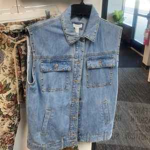 forever 21 denim Vest